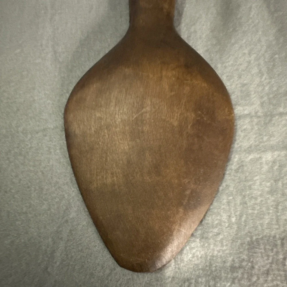 Vintage MCM Wall Hanging Large Wooden Spoon and Fork Set Totem 12